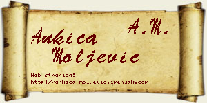 Ankica Moljević vizit kartica